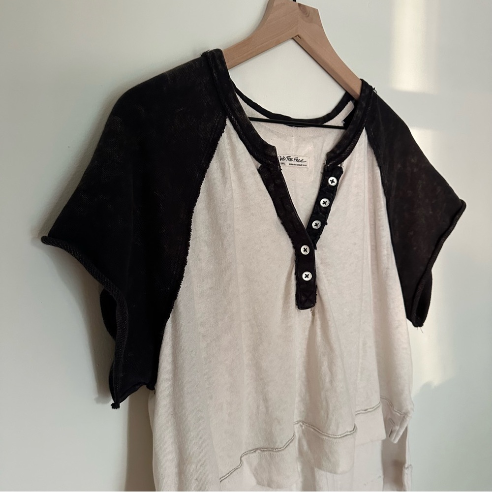 Free People Baseball Raglan Tee - Picture 2 of 10